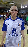Basketball player Silvia Domínguez